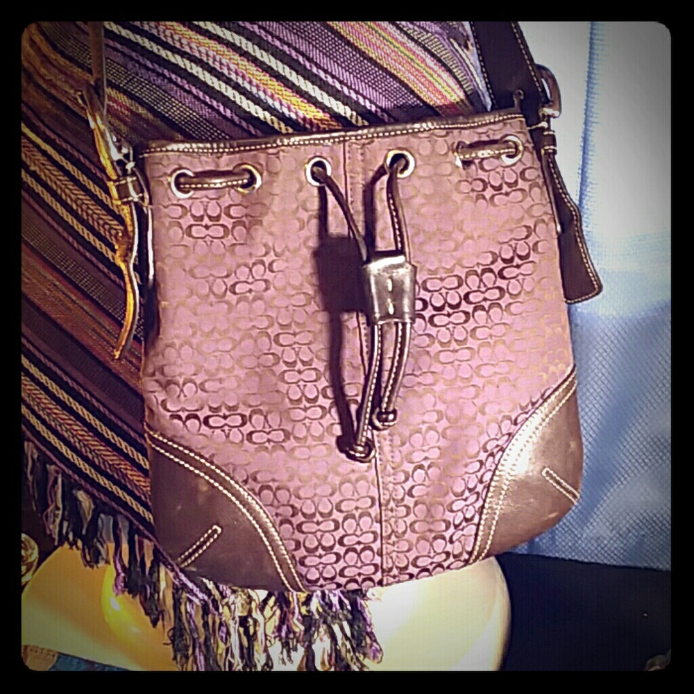 Coach Drawstring Bucket Bag